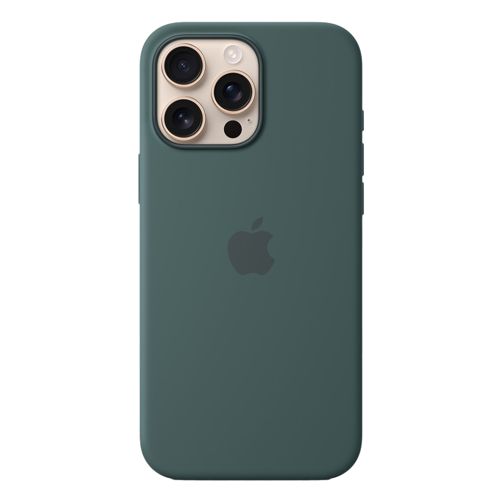 Funda de silicona con MagSafe de Apple para iPhone 16 Pro Max - Verde Lago