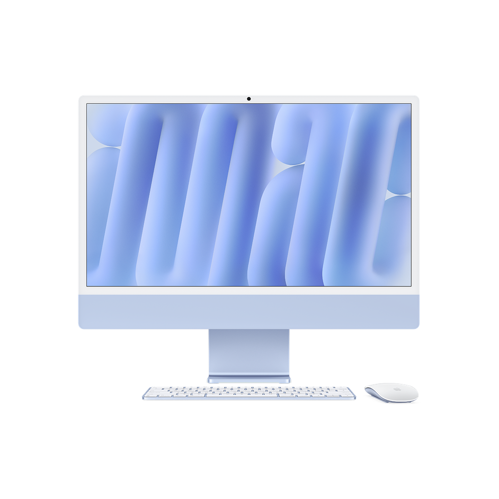 iMac 24" M4 - 10 CPU, 10 GPU, 16 GB, 256 GB - Azul
