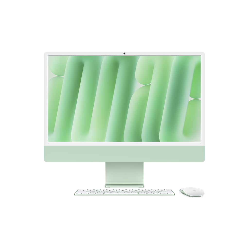iMac 24" M4 - 10 CPU, 10 GPU, 16 GB, 512 GB - Verde