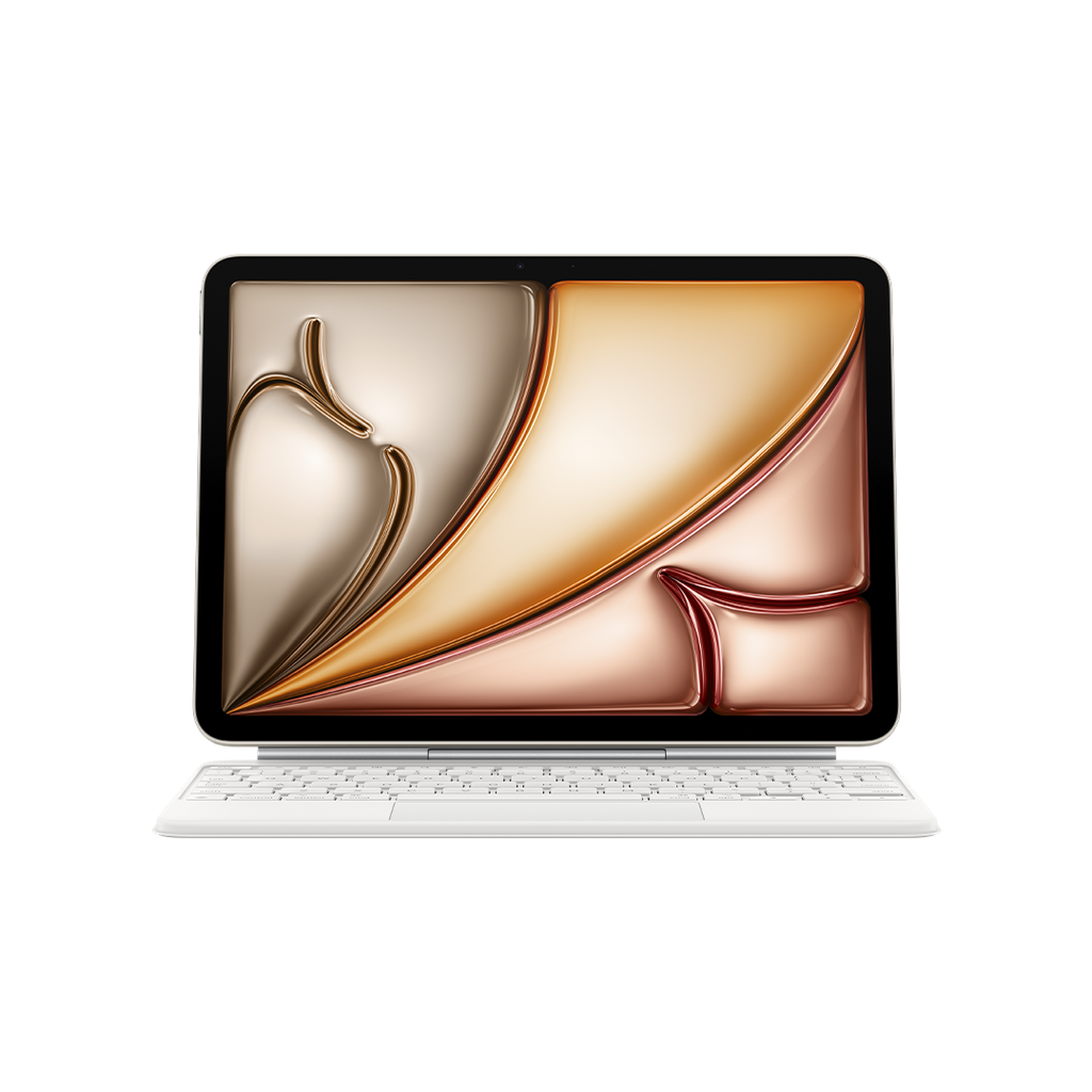 Magic Keyboard de Apple para iPad Air 11” (M4) - Español (América Latina) - Blanco