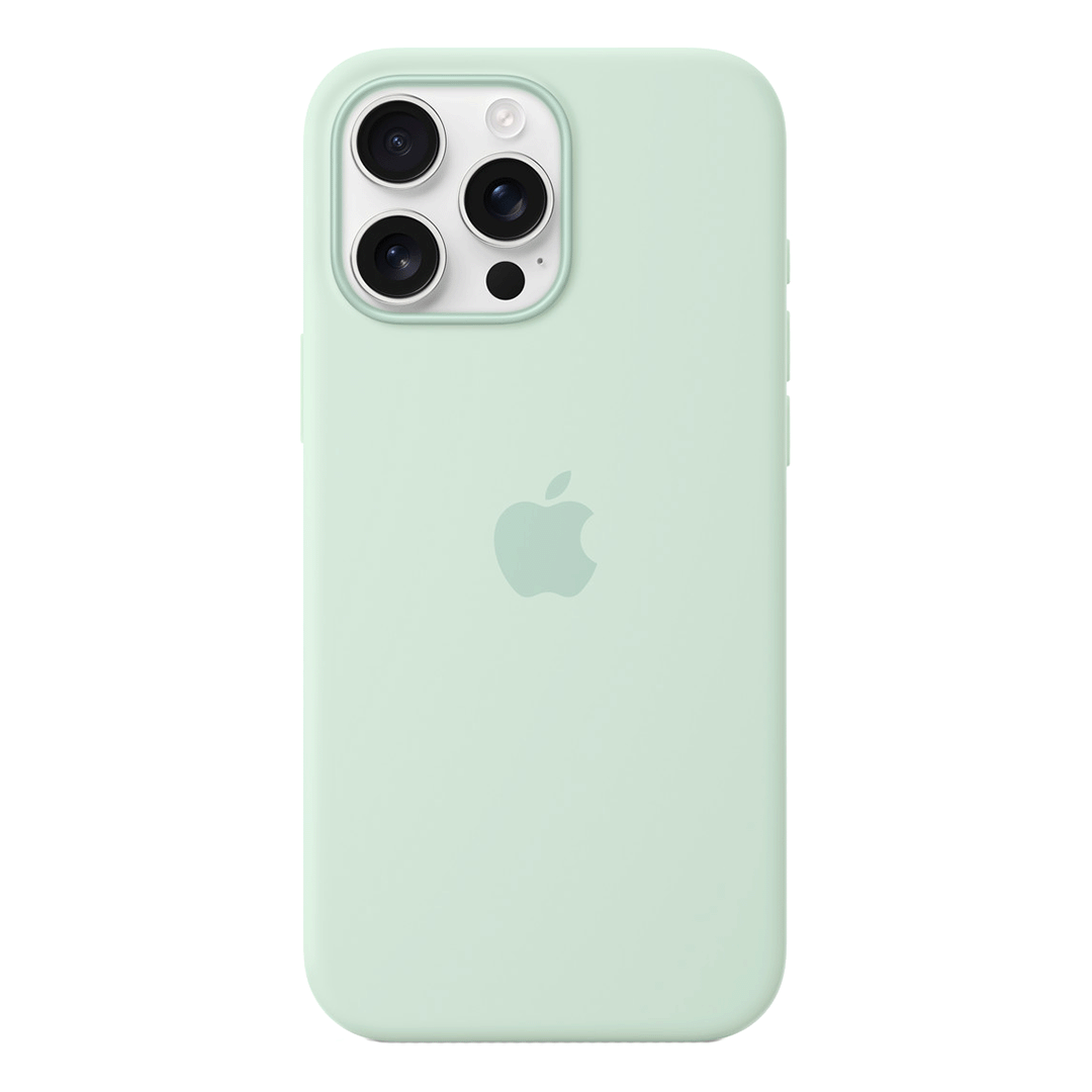 Funda de silicona con MagSafe de Apple para iPhone 16 Pro Max - Aguamarina