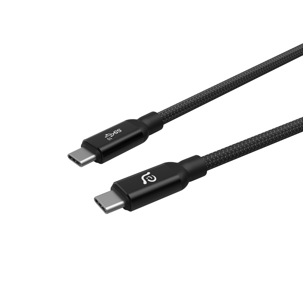 Cable CASA C100+ de USB-C a USB-C de 100 W (1 m) de Adam Elements - Negro