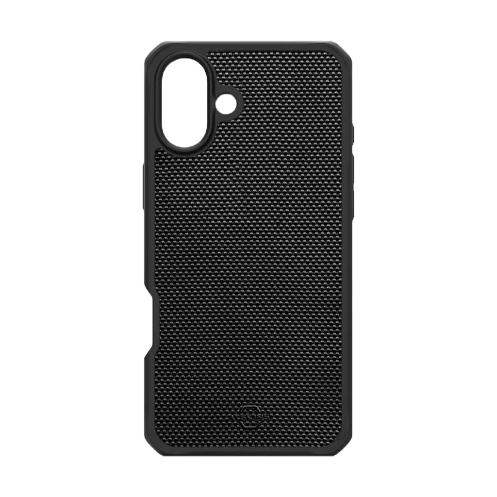 ItSkins Ballistic Nylon Funda con MagSafe para iPhone 16 - Negro