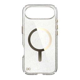 [150969-9221] Speck Presidio Lux con MagSafe para iPhone 17 Air -Glitter/Oro Metalico