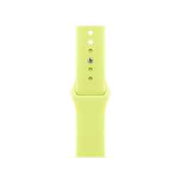 [MFGD4AM/A] Banda Loop deportiva amarillo neón de Apple para caja de 42 mm - M/L