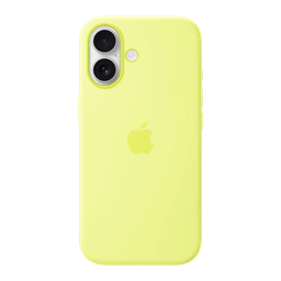 [MGEV4ZM/A] Funda de silicona de Apple con MagSafe para iPhone 17 - Amarillo neón