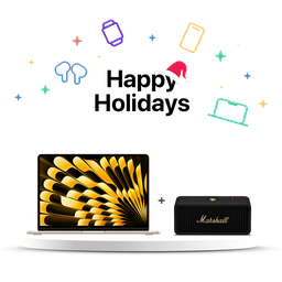 [BUNDLEMAR6] MacBook Air 13" M4 256GB Blanco Estelar + [1006884] Marshall Emberton III Parlante Bluetooth - Negro y Brasa