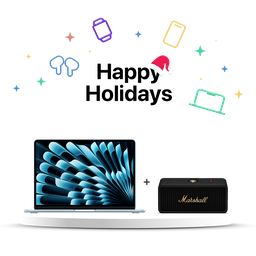 [BUNDLEMAR5] MacBook Air 13" M4 256GB Azul Cielo + [1006884] Marshall Emberton III Parlante Bluetooth - Negro y Brasa