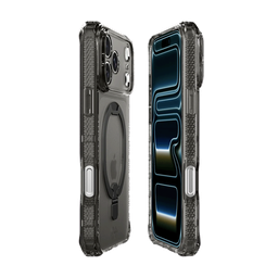 [AP7X-HBVT2-SMOK] Funda Hybrid R Vapor Stand con MagSafe de ItSkins para iPhone 17 Pro - Negro humo