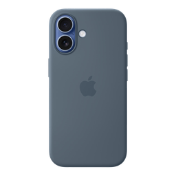 [MGEW4ZM/A] Funda de silicona con MagSafe de Apple para iPhone 17 - Azul ancla