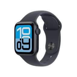 [MEHQ4AM/A] Apple Watch SE 3 (GPS) 44 mm - Caja de Aluminio Medianoche - Banda Deportiva Medianoche - M/L