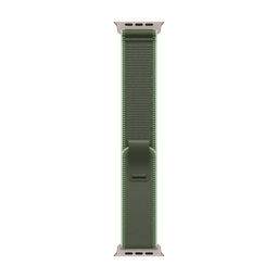 [MG9N4AM/A] Banda Trail verde/neón de Apple para caja de 49 mm - S/M - Acabado de titanio negro