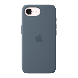 [MHWE4ZM/A] Funda de silicona con MagSafe de Apple para iPhone 17e - Azul ancla