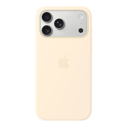 [MHW54ZM/A] Funda de silicona con MagSafe de Apple para iPhone 17 Pro Max - Vainilla