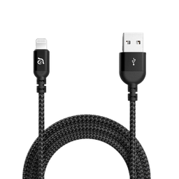 [ACBAD3AL120BBK] Cable PeAk III 120B de USB-A a Lightning (1.2 m) de Adam Elements - Negro
