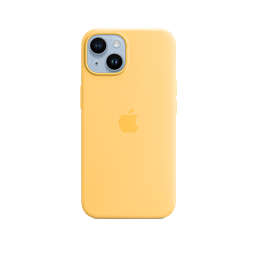 [MPT23ZM/A] Funda de silicona con MagSafe de Apple para iPhone 14 - Resplandor solar