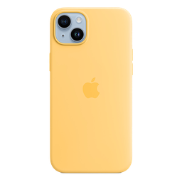 [MPTD3ZM/A] Funda de silicona con MagSafe de Apple para iPhone 14 Plus - Resplandor Solar