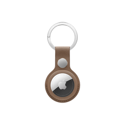 [MT2L3ZM/A] Llavero de FineWoven de Apple para AirTag - Marrón topo
