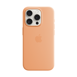 [MT1H3ZM/A] Apple Funda de Silicona con MagSafe para iPhone 15 Pro - Naranja Sorbete