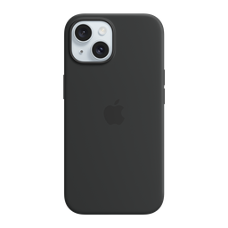 [MT103ZM/A] Funda de silicona con MagSafe de Apple para iPhone 15 Plus - Negro