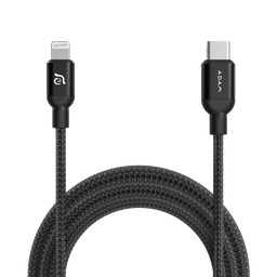 [ACBADP120BK] Cable de carga trenzado CASA P120 de USB-C a USB-C de 240 W (1.2 m) de Adam Elements - Negro