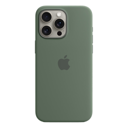 [MT1X3ZM/A] Apple Funda de Silicona con MagSafe para iPhone 15 Pro Max - Verde