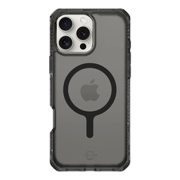 [AP6U-HBVAR-SMOK] Funda Hybrid R Vapor con MagSafe de ItSkins para iPhone 16 Pro Max - Negro humo