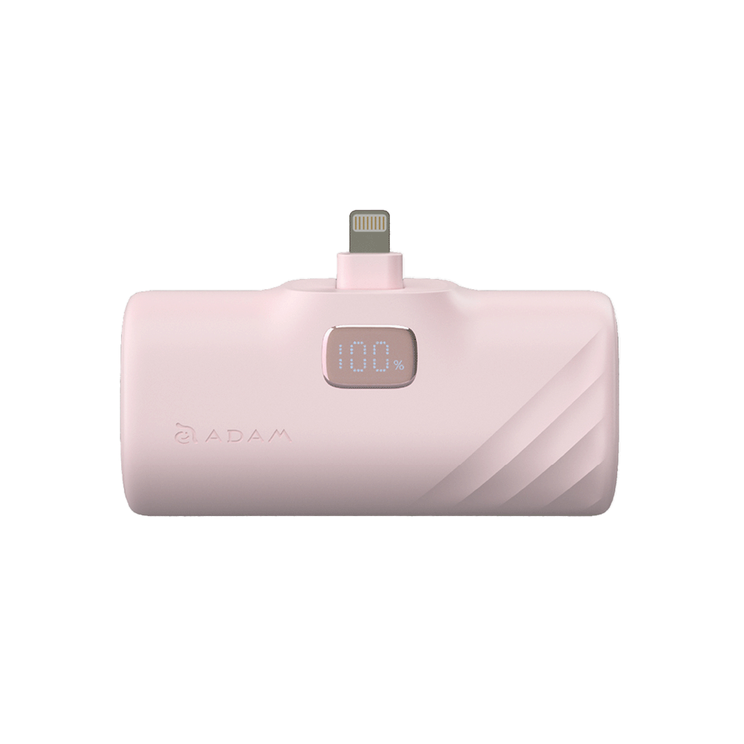 [APBADGVF5LPK] Batería externa plegable (Lightning) GRAVITY F5L de 5.000 mAh de Adam Elements - Rosa