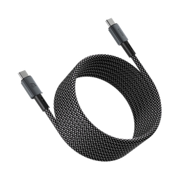 [ACBADMP200GY] Cable de carga magnético CASA MP200 de USB-C a USB-C de 240 W (2 m) de Adam Elements - Gris
