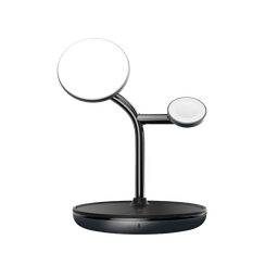 [APAADM3POGBK] Base de carga magnética inalámbrica 3 en 1 OMNIA M3+ de 15 W de Adam Elements - Negro