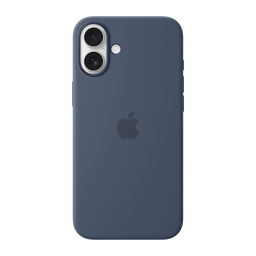 [MYYA3ZM/A] Funda de silicona con MagSafe de Apple para iPhone 16 Plus - Azul Denim