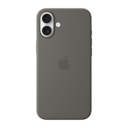 [MYYC3ZM/A] Funda de silicona con MagSafe de Apple para iPhone 16 Plus - Gris Piedra