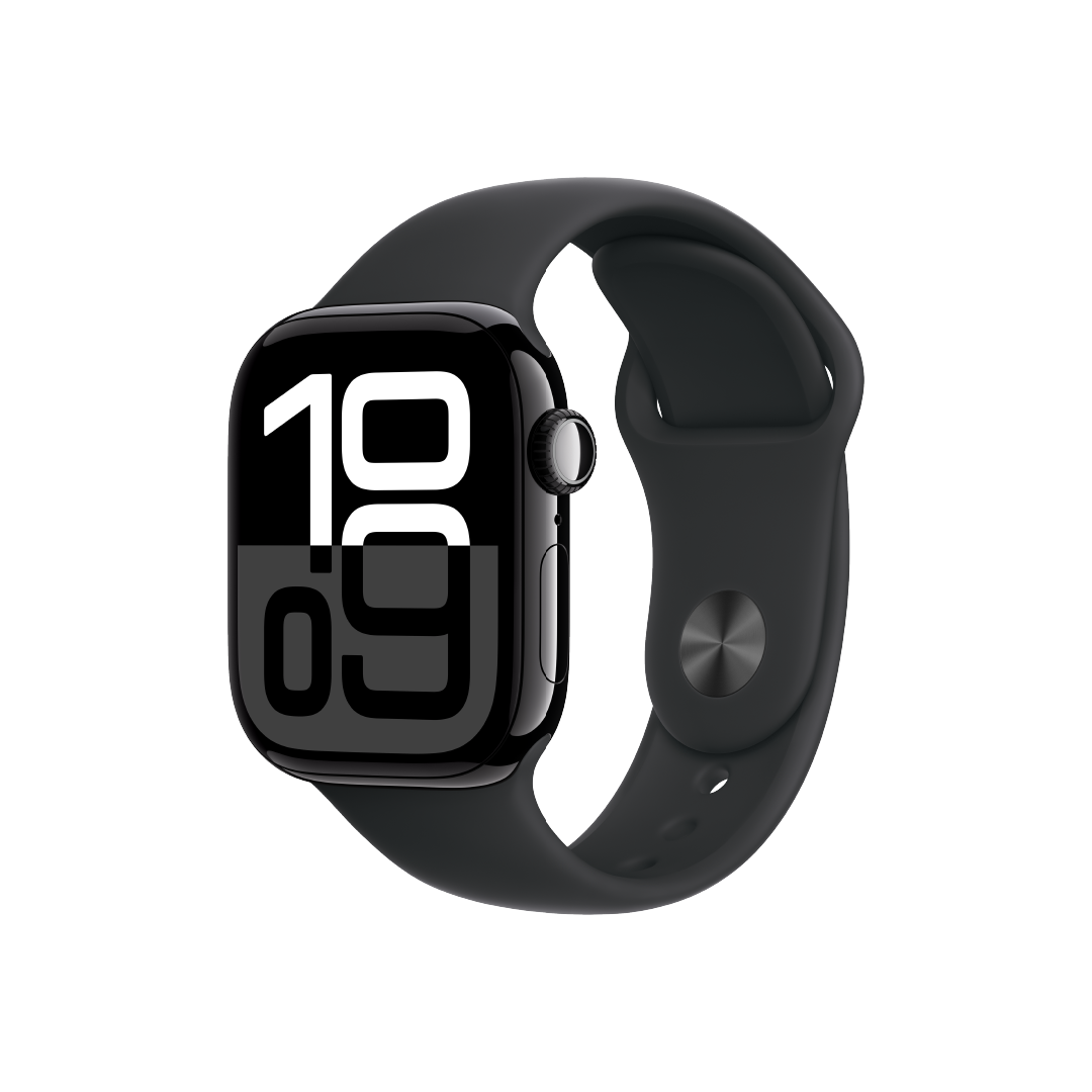Apple Watch Series 10 GPS 42mm - Caja de Aluminio Negro Azabache