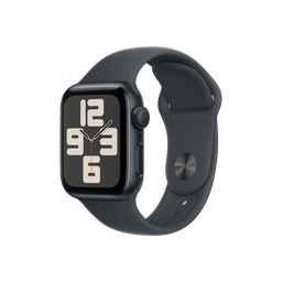 [MXE93BE/A] Apple Watch SE 2 (GPS) 40 mm - Caja de Aluminio Medianoche - Banda Deportiva Medianoche - M/L