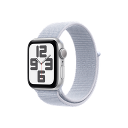 [MXEE3BE/A] Apple Watch SE GPS 40mm - Caja de Aluminio Plata con Loop Deportivo Azul Nube
