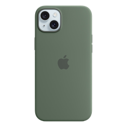 [MT183ZM/A] Apple Funda de Silicona con MagSafe para iPhone 15 Plus - Ciprés