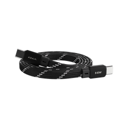 [ACBADMF100BK] Cable de carga magnético CASA MF100 de USB-C a USB-C de 60 W (1 m) de Adam Elements - Negro