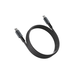 [ACBADMP100BK] Cable de carga magnético CASA MP100 de USB-C a USB-C de 240 W (1 m) de Adam Elements - Negro