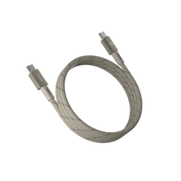 [ACBADMP100TM] Cable de carga magnético CASA MP100 de USB-C a USB-C de 240 W (1 m) de Adam Elements - Titanio