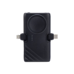 [APBADGV3BK] Batería externa plegable 3-en-1 GRAVITY 3 de 5.000 mAh de Adam Elements - Negro