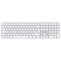 [MXK73LA/A] Apple Magic Keyboard con Touch ID y Pad Númerico - Español LAM - Teclas Blancas