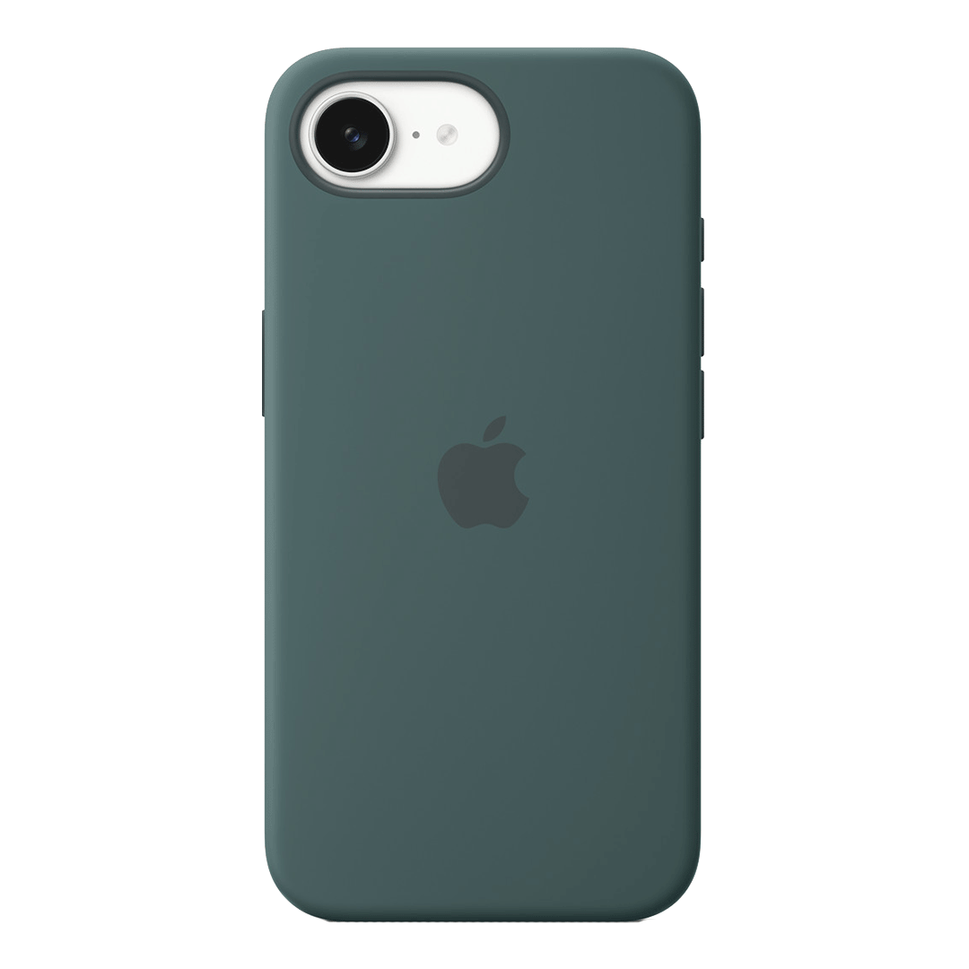 [MD3X4ZM/A] Funda de silicona de Apple para iPhone 16e - Verde lago