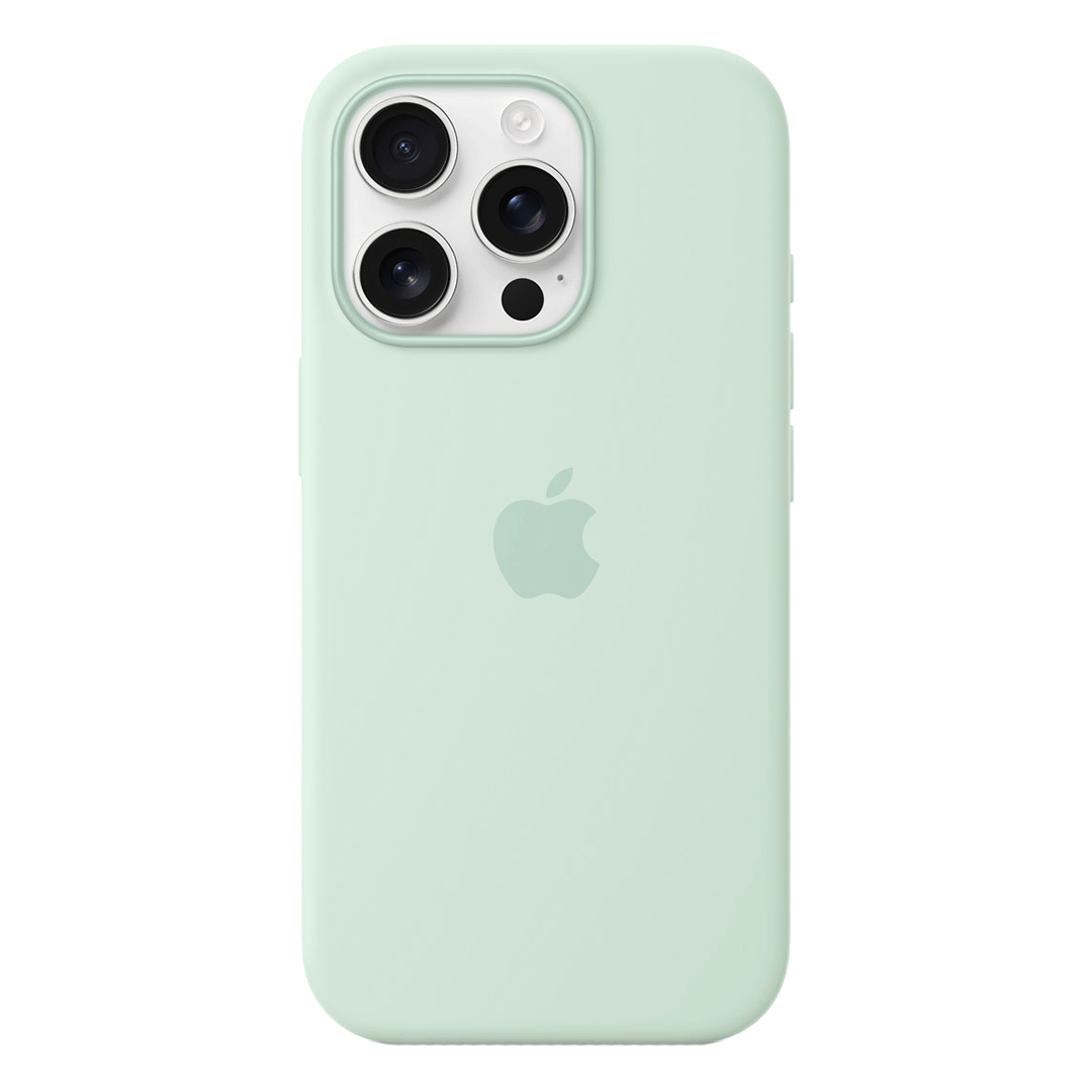 [MDG04ZM/A] Funda de silicona con MagSafe de Apple para iPhone 16 Pro - Aguamarina