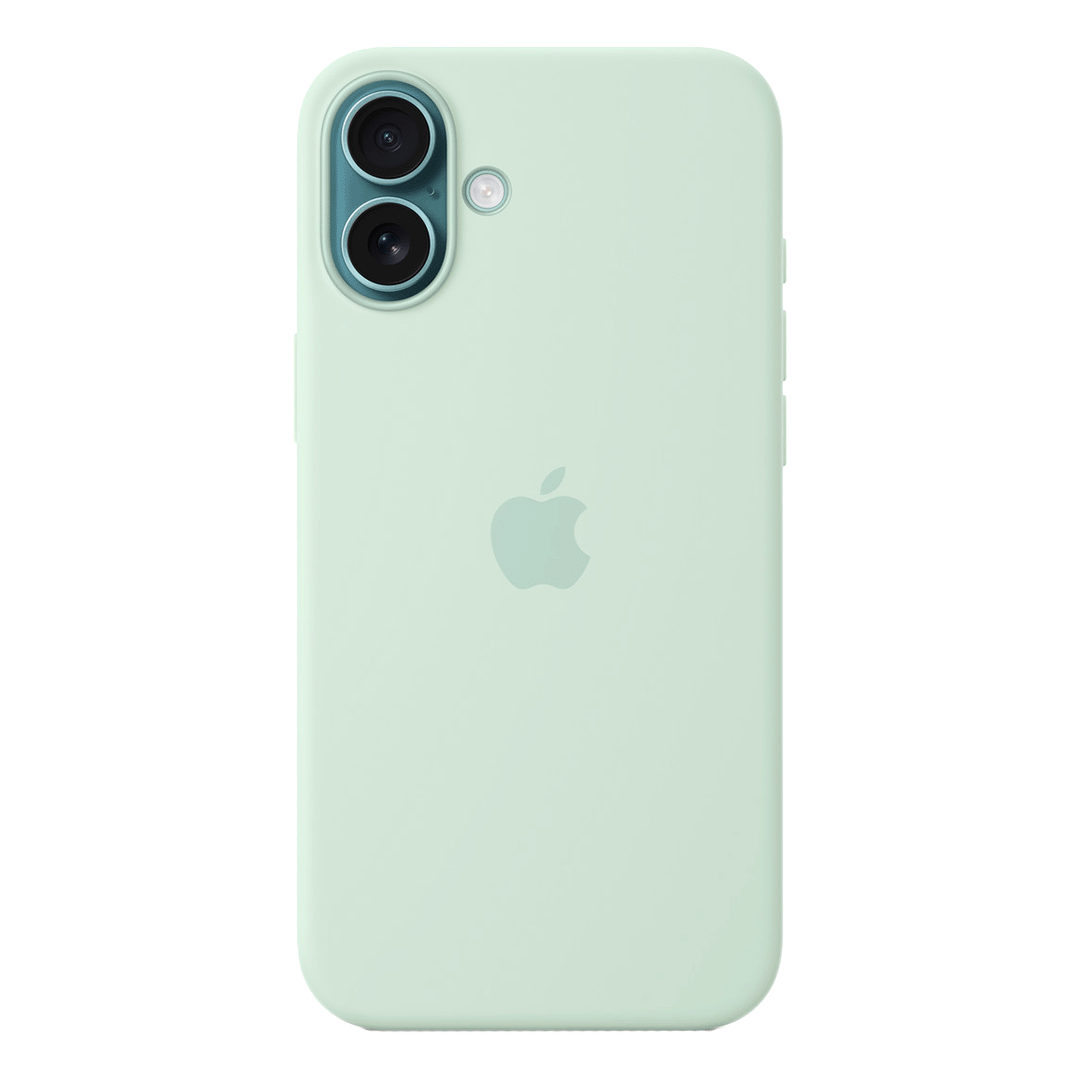 [MDGU4ZM/A] Funda de silicona con MagSafe de Apple para iPhone 16 Plus - Aguamarina