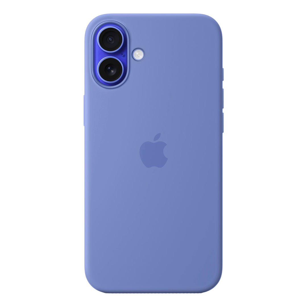 [MDGV4ZM/A] Funda de silicona con MagSafe de Apple para iPhone 16 Plus - Azul bígaro