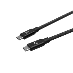 [ACBADC100BK] Cable de carga CASA C100+ de USB-C a USB-C de 100 W (1 m) de Adam Elements - Negro
