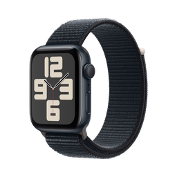 [MXEP3BE/A] Apple Watch SE GPS 44mm Midnight Aluminium Case with Ink Sport Loop