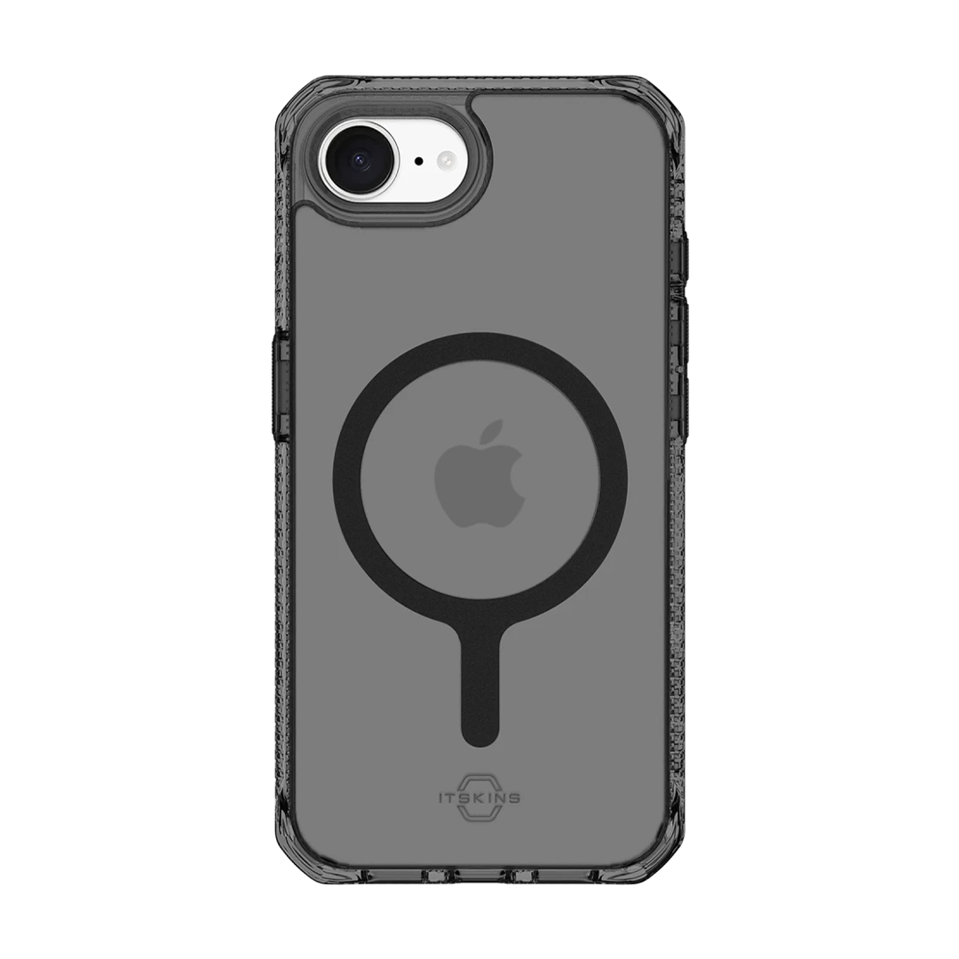 [APS4-HBVAR-SMOK] Itskins Hybrid R Vapor Funda con MagSafe para iPhone 16e - Humo