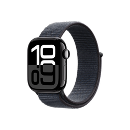 [MWWG3AM/A] Apple Watch Series 10 (GPS) 42 mm - Caja de Aluminio Negro azabache - Loop Deportivo Tinta