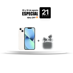 [BUNDLEIPH13B] iPhone 13 128GB (MLPG3LZ/A) + AirPods 4 USB-C (MXP63BE/A)
